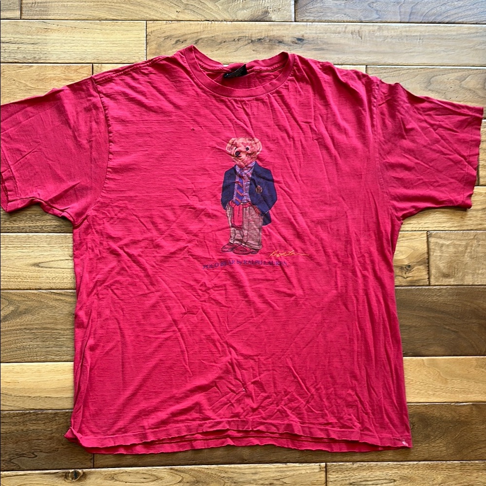 Vtg Polo Bear by Ralph Lauren. Made in USA.
